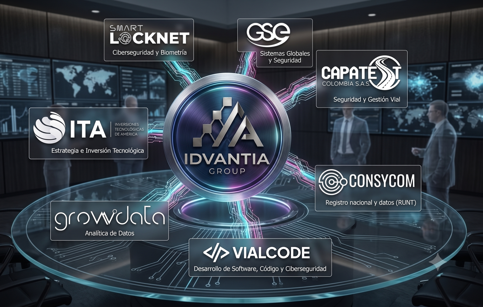 Ecosistema de empresas IDVANTIA GROUP